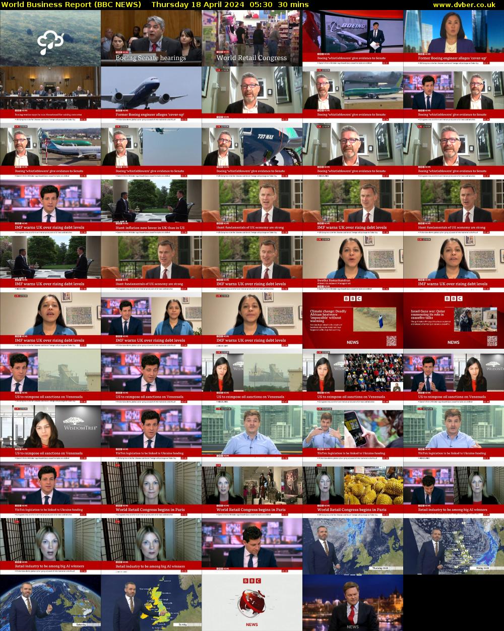 World Business Report (BBC NEWS) Thursday 18 April 2024 05:30 - 06:00