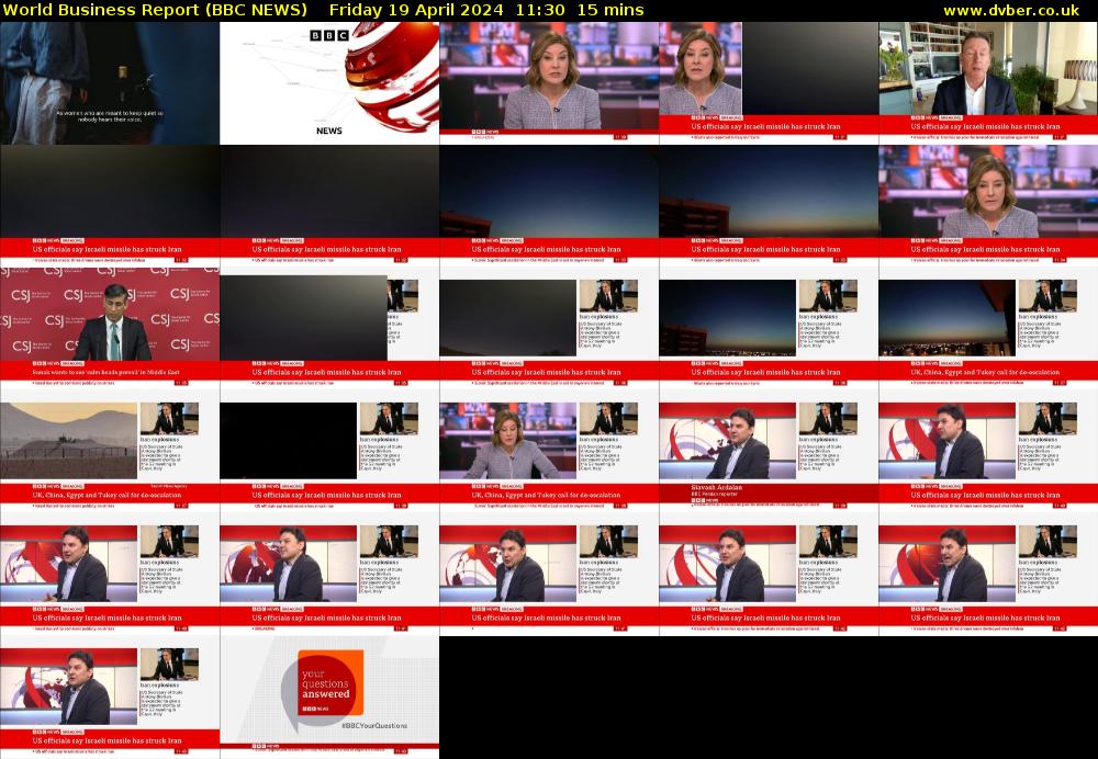 World Business Report (BBC NEWS) Friday 19 April 2024 11:30 - 11:45