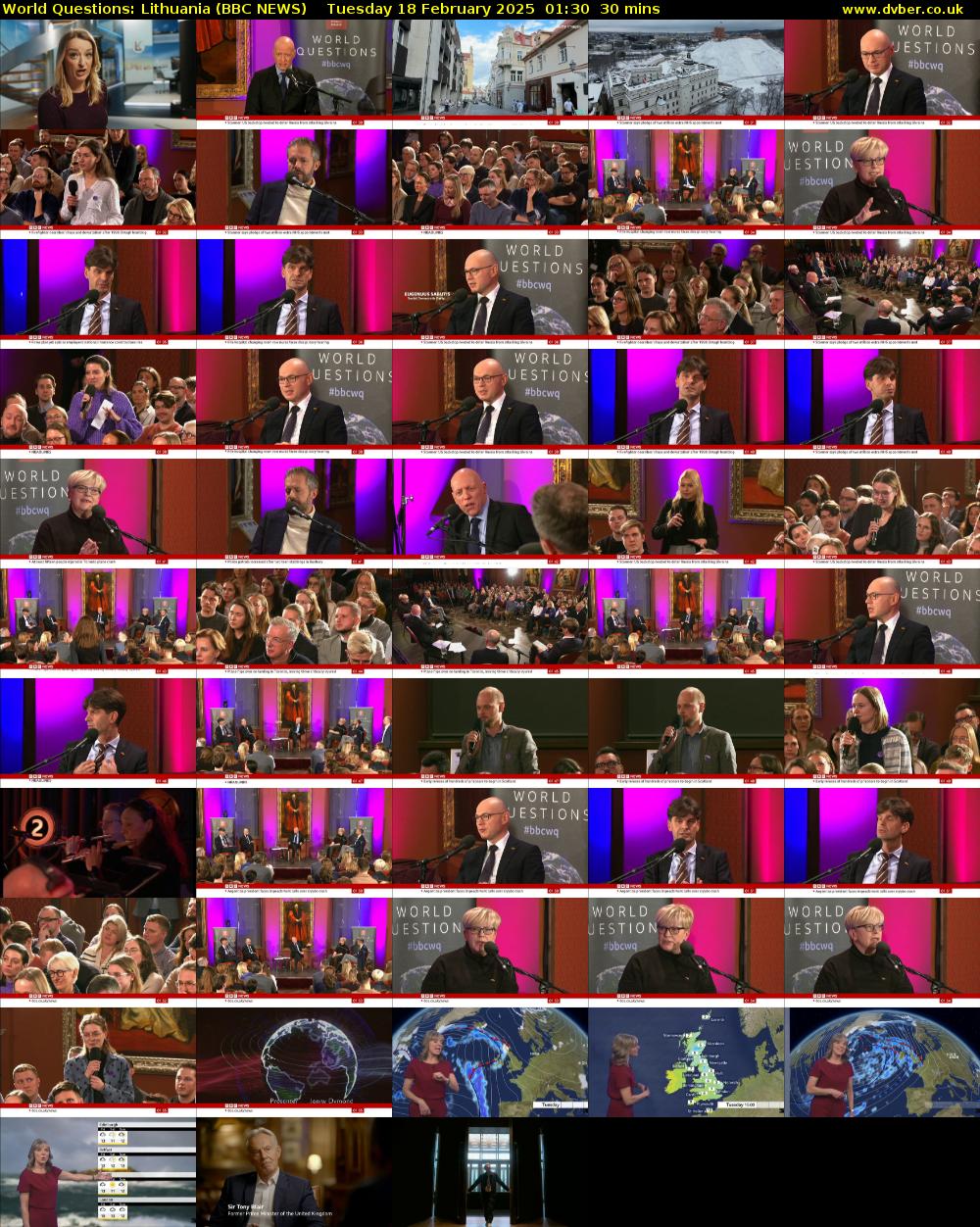 World Questions: Lithuania (BBC NEWS) Tuesday 18 February 2025 01:30 - 02:00