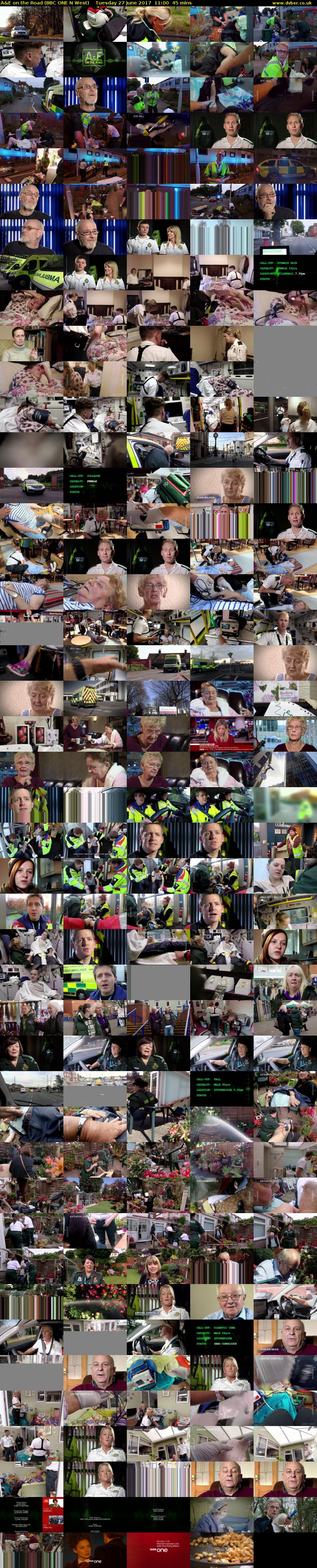 A&E on the Road (BBC ONE N West) Tuesday 27 June 2017 11:00 - 11:45