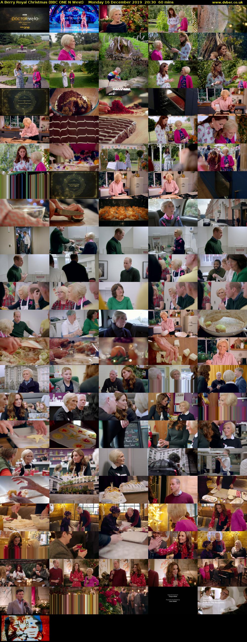 A Berry Royal Christmas (BBC ONE N West) Monday 16 December 2019 20:30 - 21:30