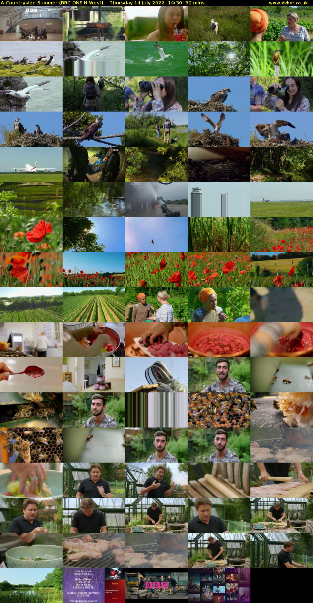 A Countryside Summer (BBC ONE N West) Thursday 14 July 2022 14:30 - 15:00