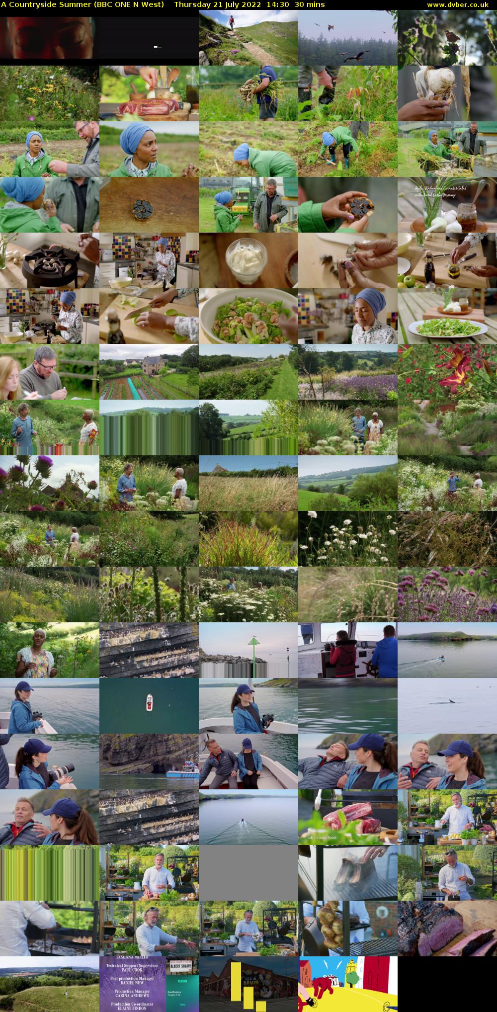 A Countryside Summer (BBC ONE N West) Thursday 21 July 2022 14:30 - 15:00