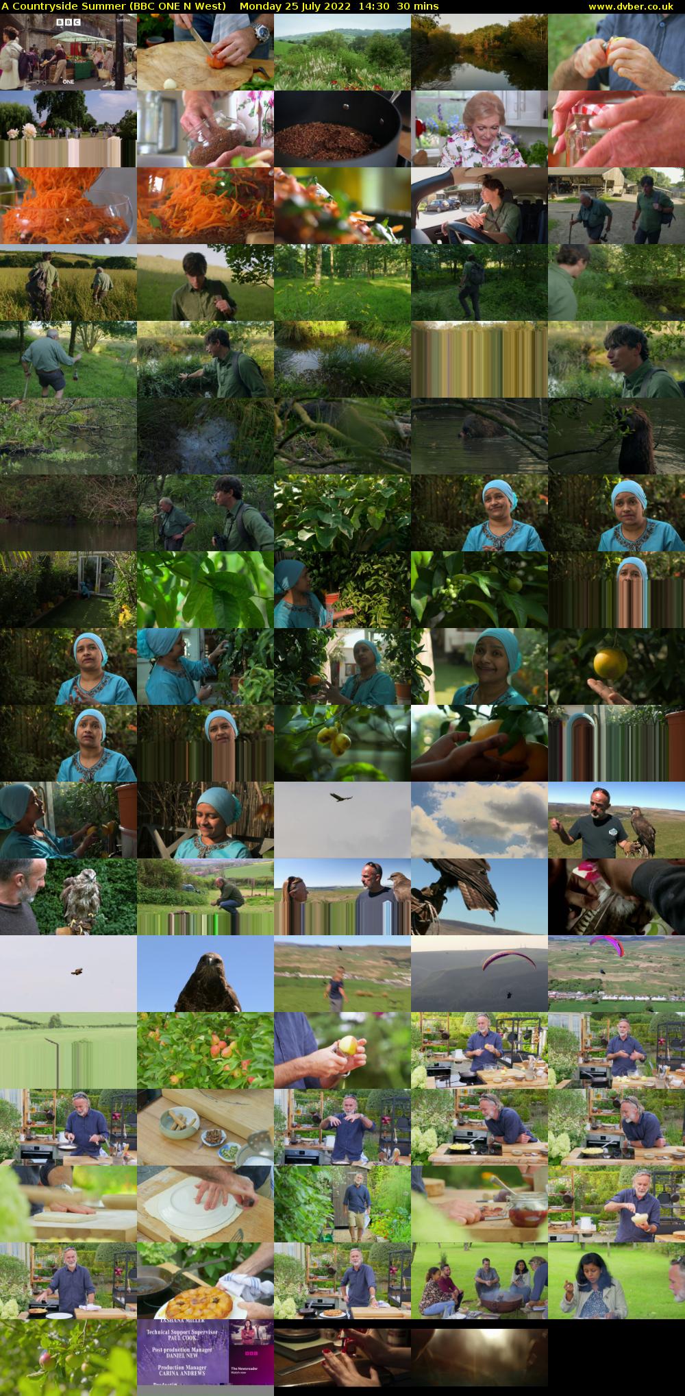 A Countryside Summer (BBC ONE N West) Monday 25 July 2022 14:30 - 15:00