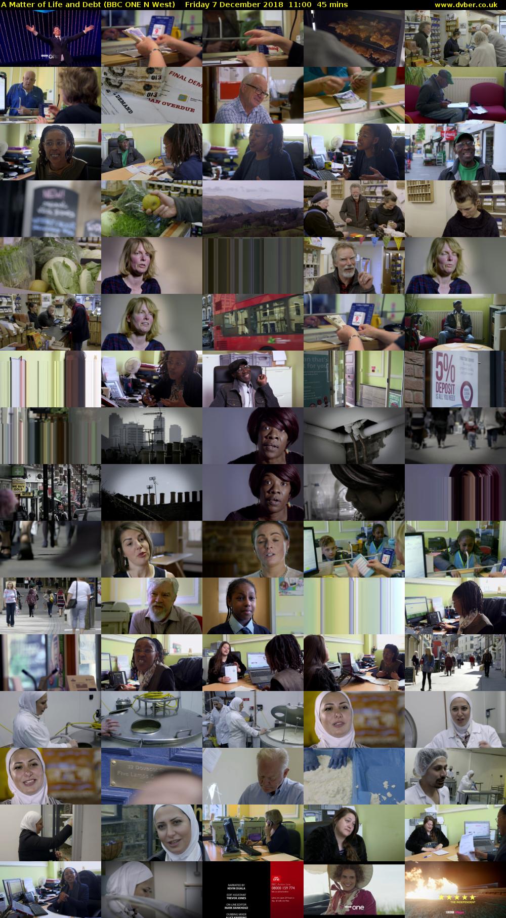 A Matter of Life and Debt (BBC ONE N West) Friday 7 December 2018 11:00 - 11:45