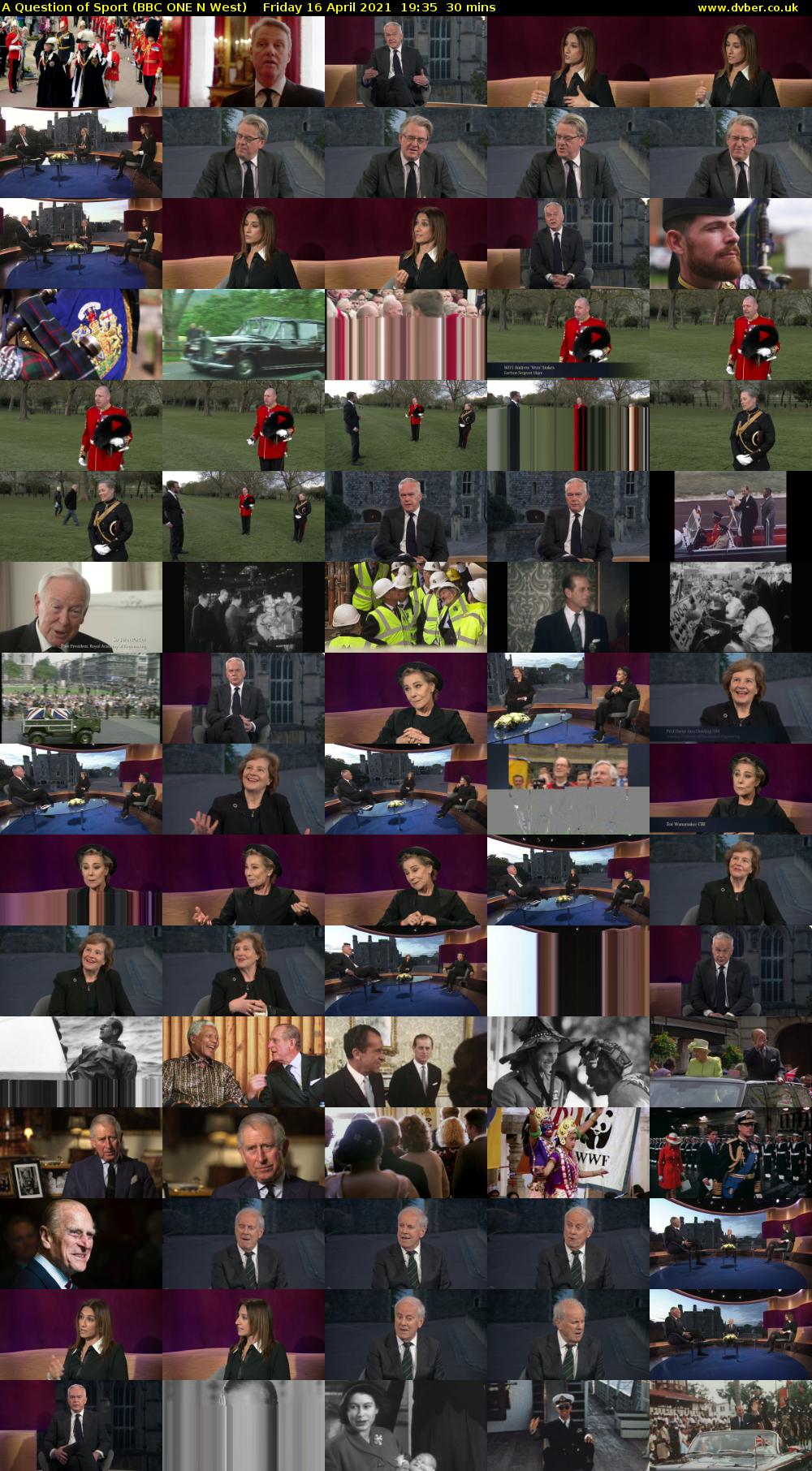 A Question of Sport (BBC ONE N West) Friday 16 April 2021 19:35 - 20:05