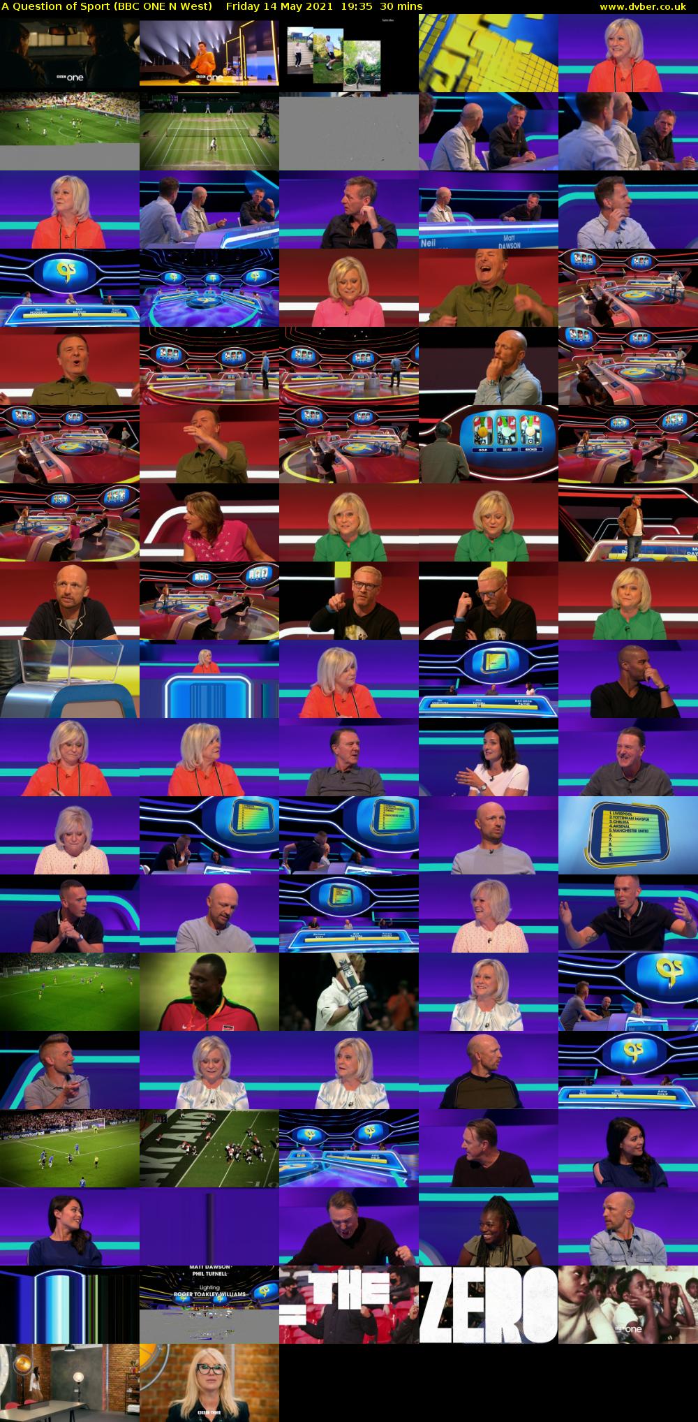 A Question of Sport (BBC ONE N West) Friday 14 May 2021 19:35 - 20:05