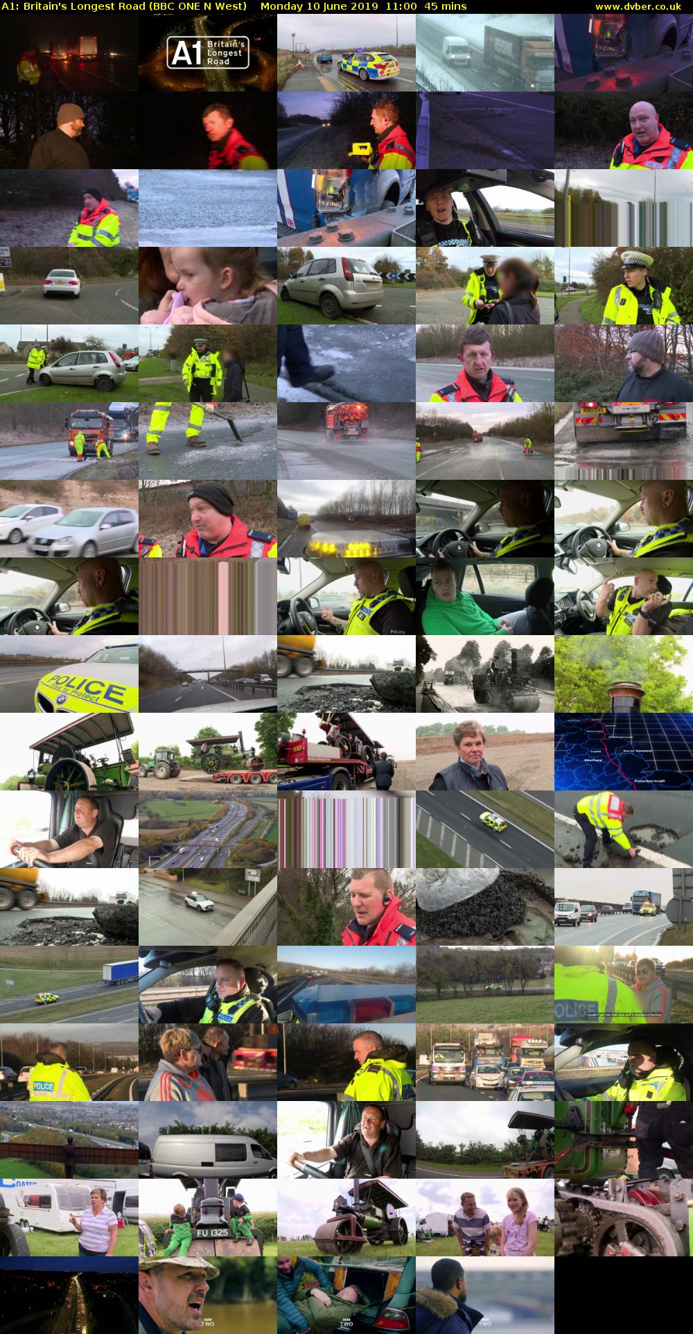 A1: Britain's Longest Road (BBC ONE N West) Monday 10 June 2019 11:00 - 11:45
