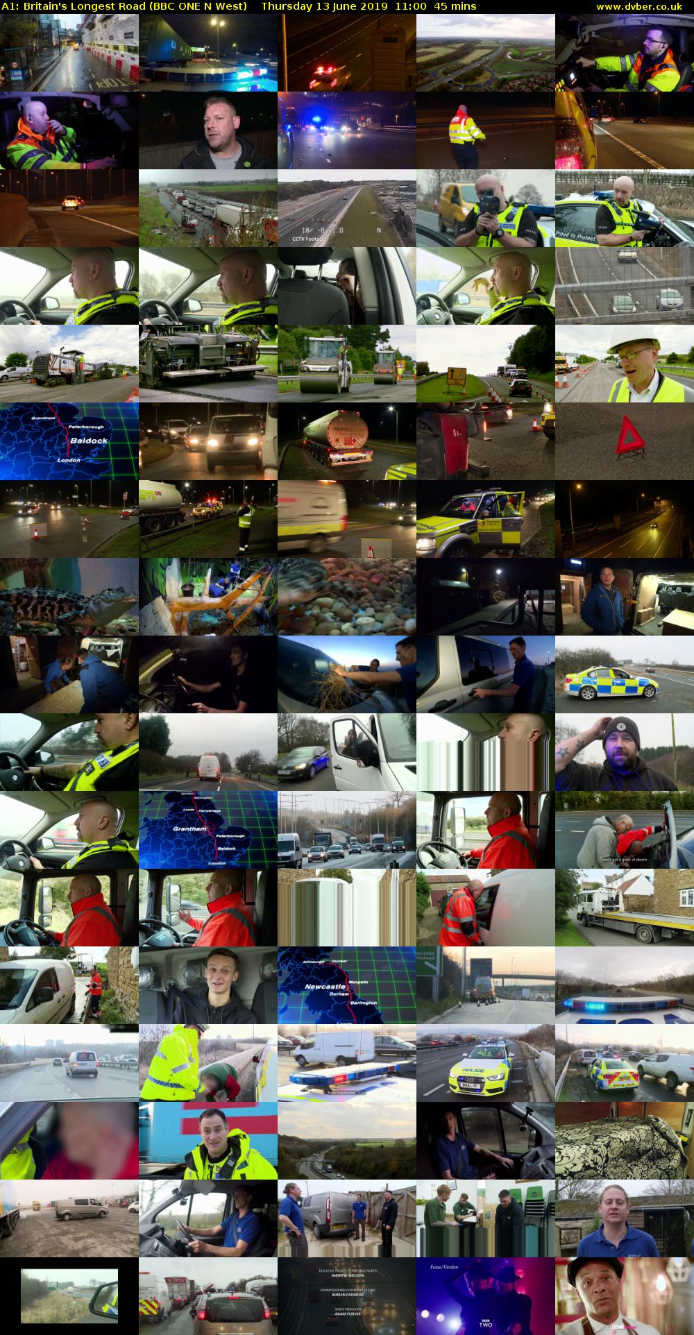 A1: Britain's Longest Road (BBC ONE N West) Thursday 13 June 2019 11:00 - 11:45