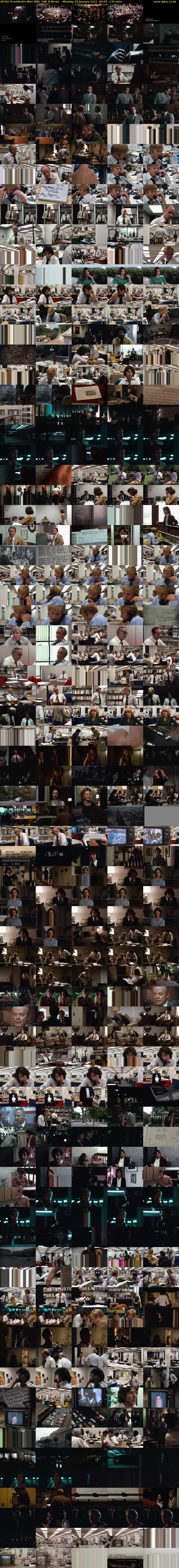 All the President's Men (BBC ONE N West) Monday 18 January 2021 00:05 - 02:20