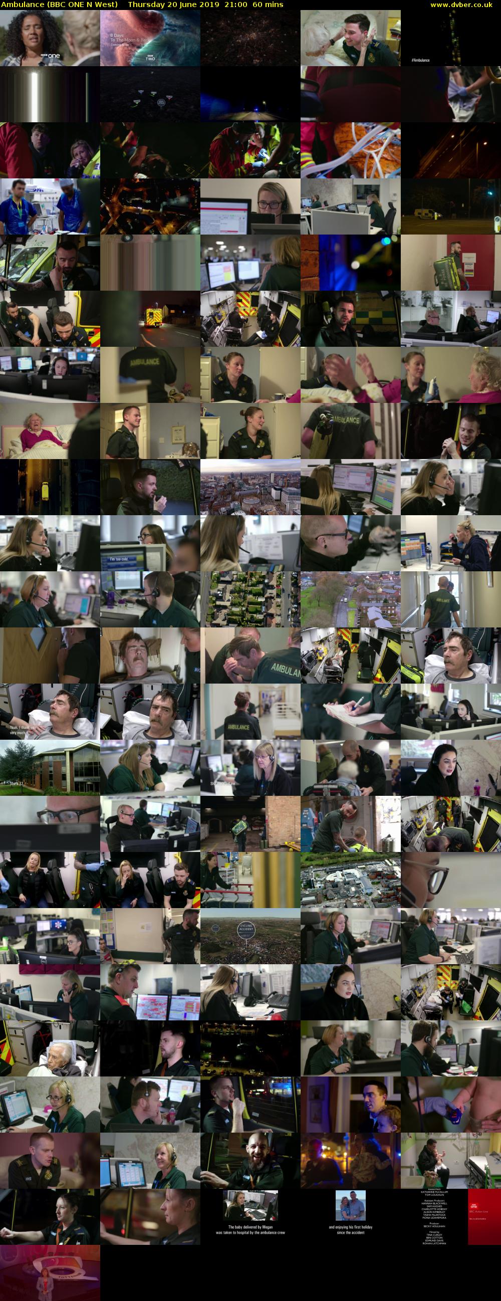 Ambulance (BBC ONE N West) Thursday 20 June 2019 21:00 - 22:00