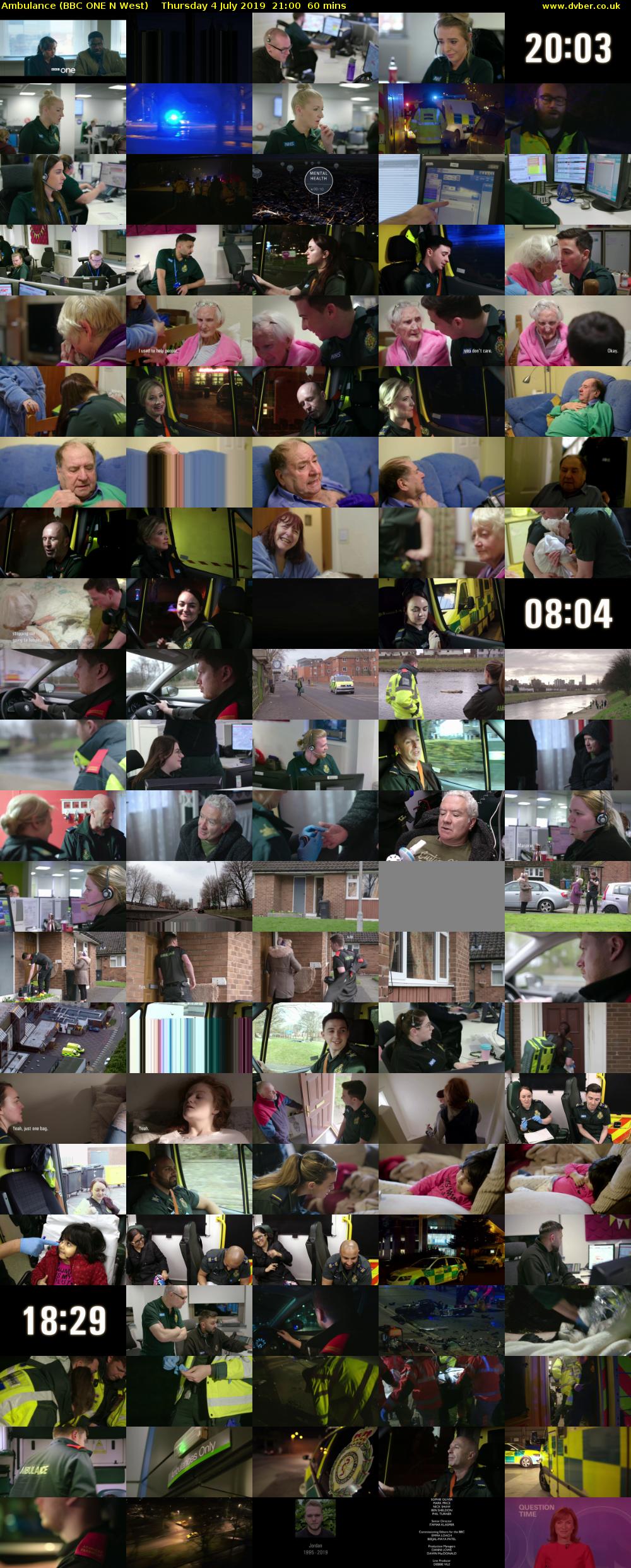 Ambulance (BBC ONE N West) Thursday 4 July 2019 21:00 - 22:00