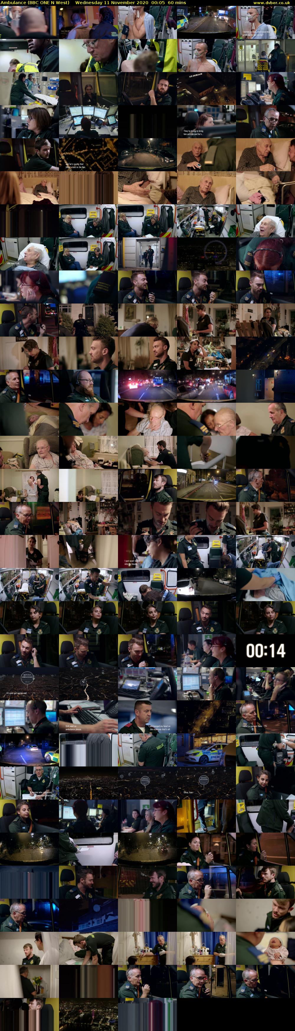 Ambulance (BBC ONE N West) Wednesday 11 November 2020 00:05 - 01:05
