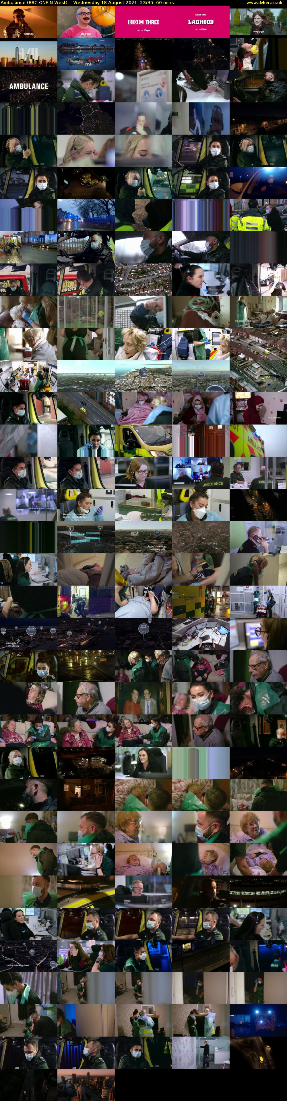 Ambulance (BBC ONE N West) Wednesday 18 August 2021 23:35 - 00:35