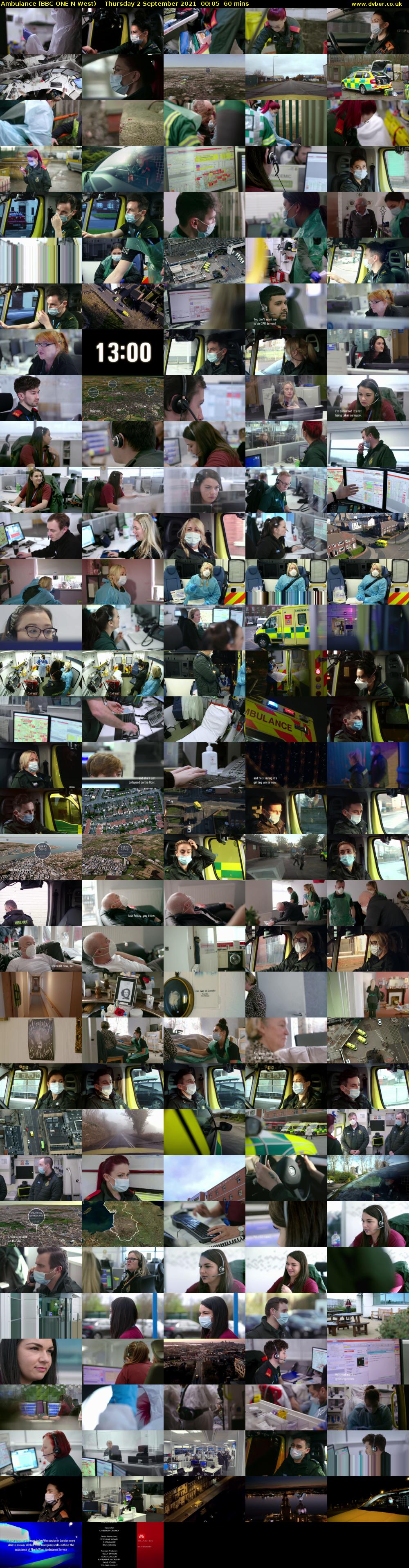 Ambulance (BBC ONE N West) Thursday 2 September 2021 00:05 - 01:05