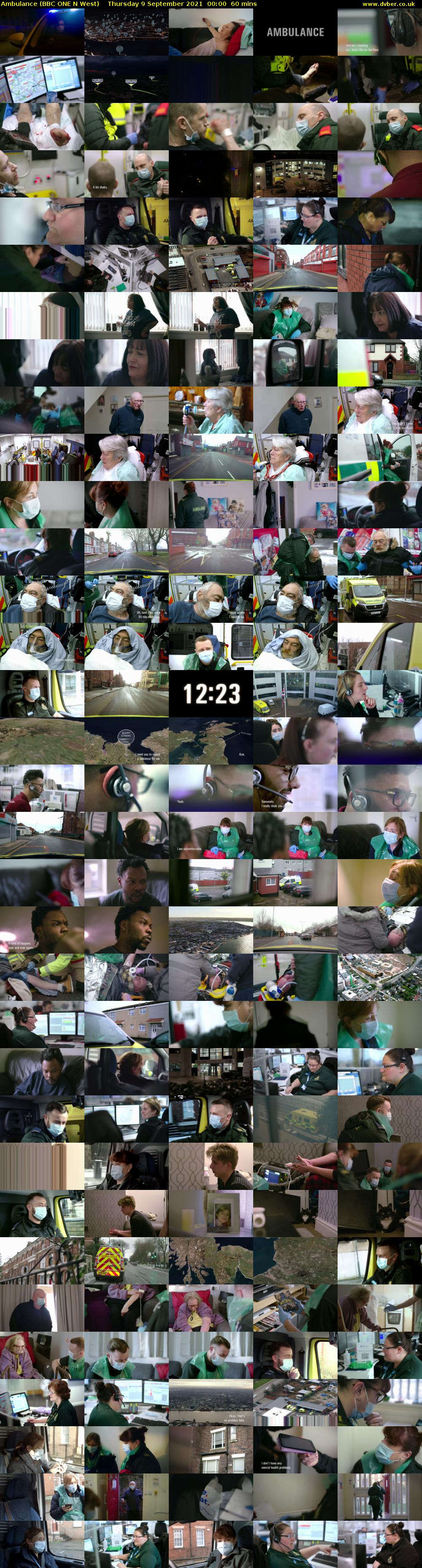 Ambulance (BBC ONE N West) Thursday 9 September 2021 00:00 - 01:00