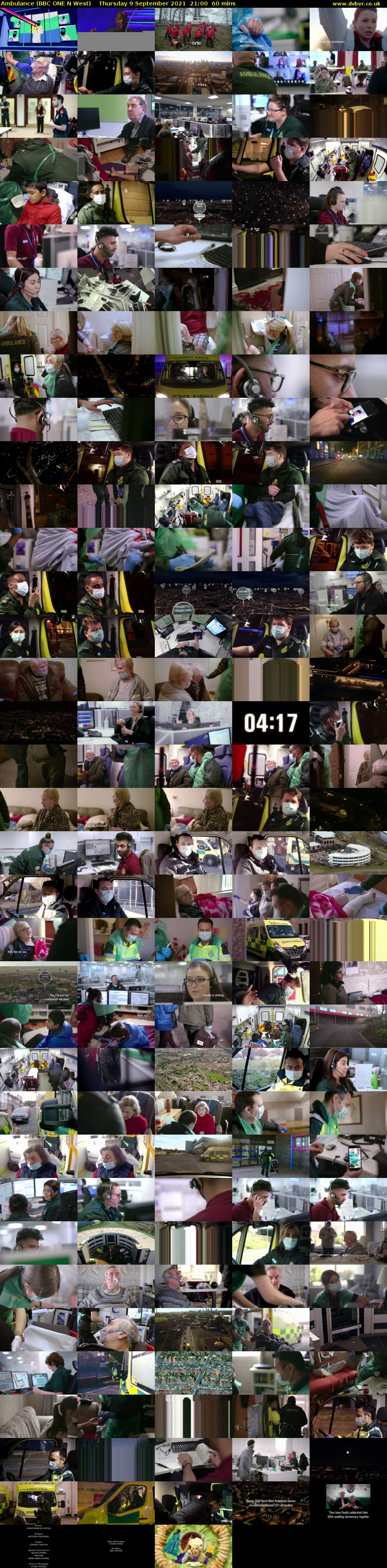 Ambulance (BBC ONE N West) Thursday 9 September 2021 21:00 - 22:00