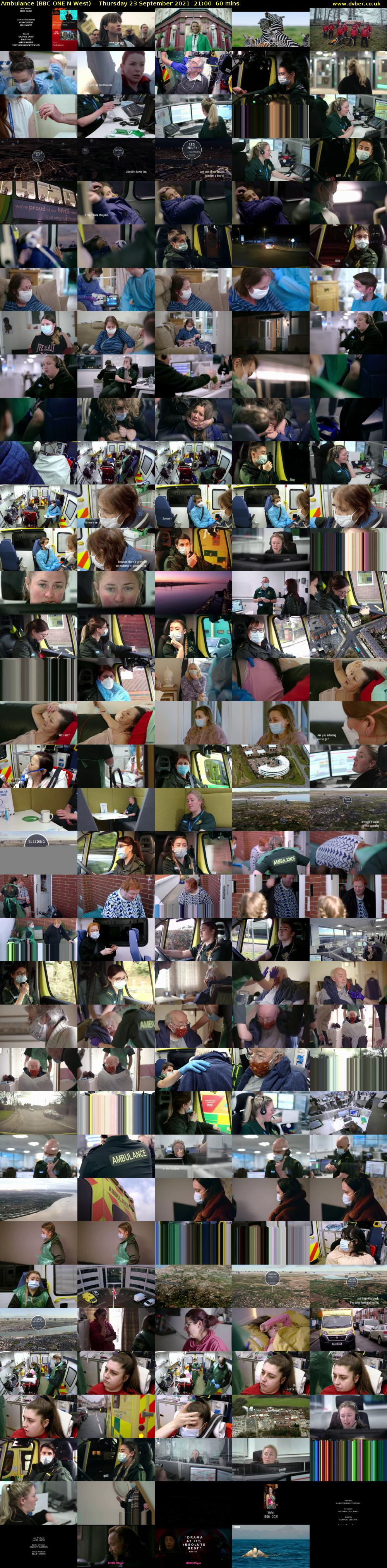 Ambulance (BBC ONE N West) Thursday 23 September 2021 21:00 - 22:00