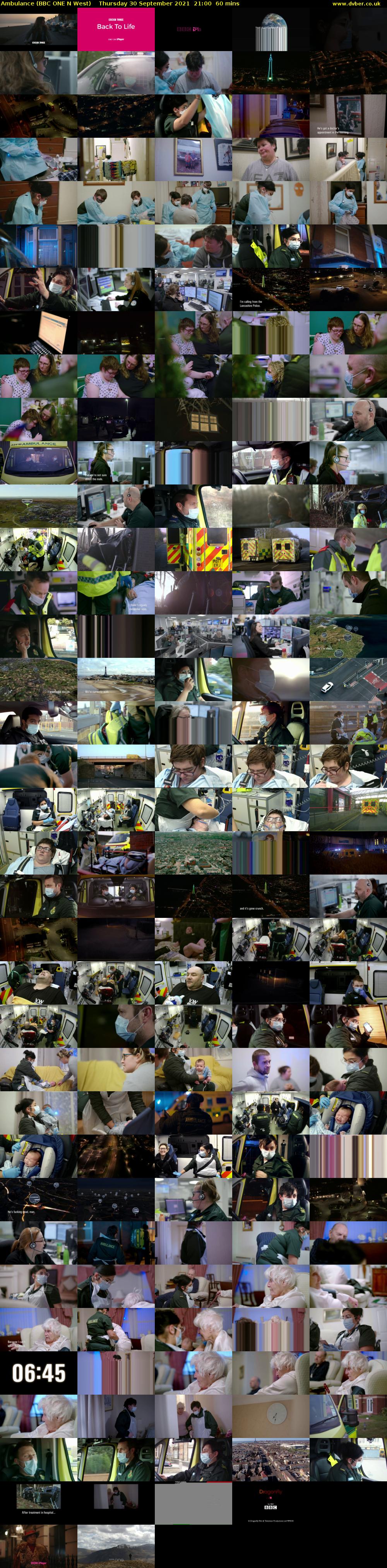 Ambulance (BBC ONE N West) Thursday 30 September 2021 21:00 - 22:00