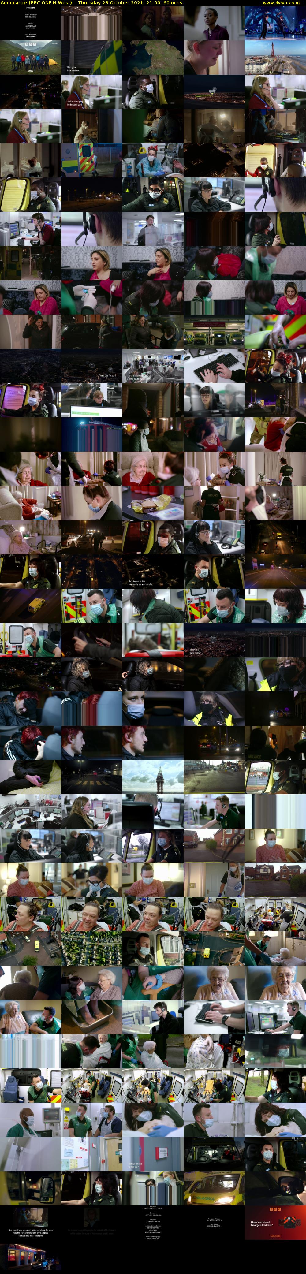 Ambulance (BBC ONE N West) Thursday 28 October 2021 21:00 - 22:00