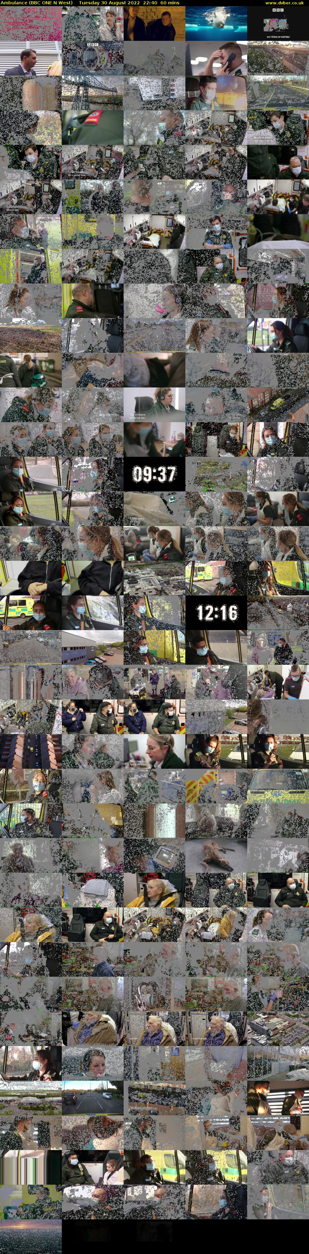 Ambulance (BBC ONE N West) Tuesday 30 August 2022 22:40 - 23:40