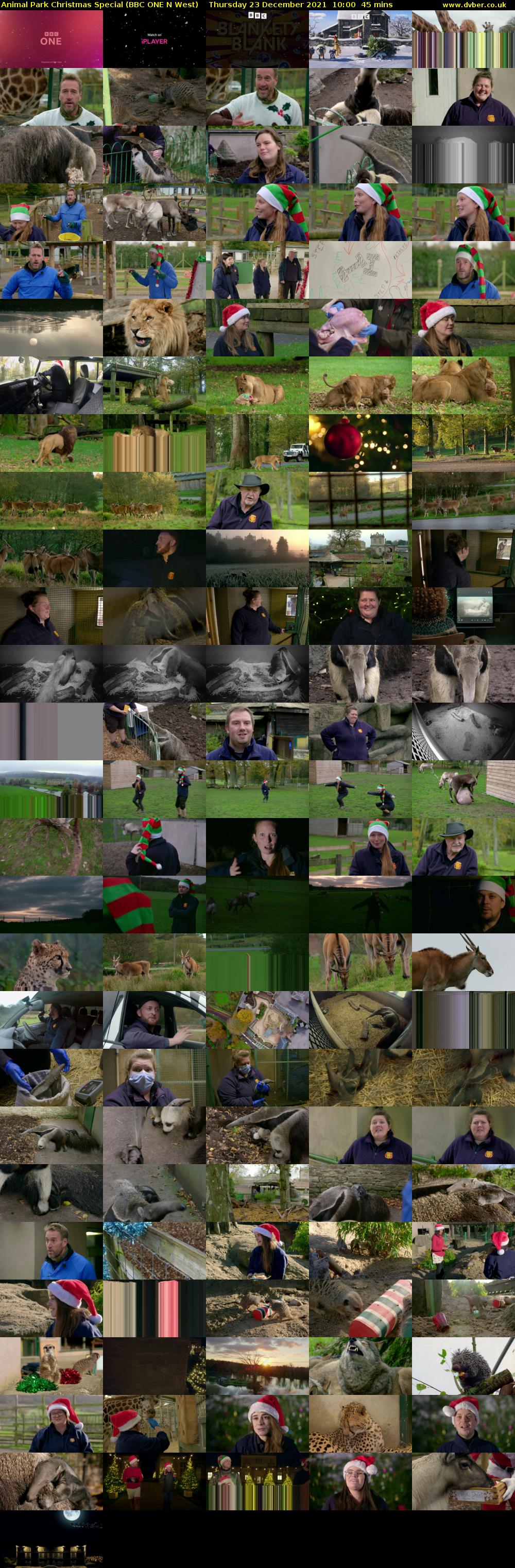 Animal Park Christmas Special (BBC ONE N West) Thursday 23 December 2021 10:00 - 10:45