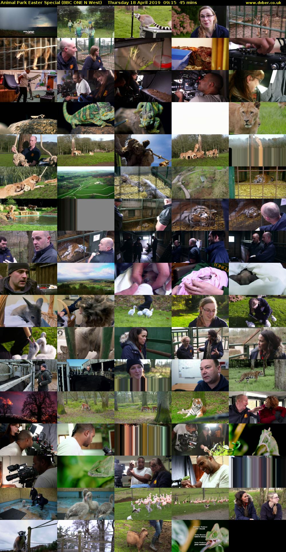 Animal Park Easter Special (BBC ONE N West) Thursday 18 April 2019 09:15 - 10:00