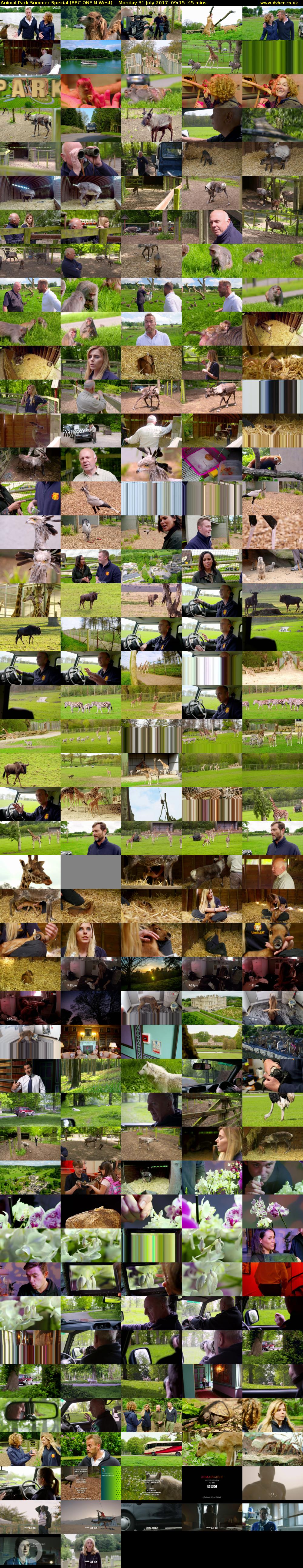 Animal Park Summer Special (BBC ONE N West) Monday 31 July 2017 09:15 - 10:00