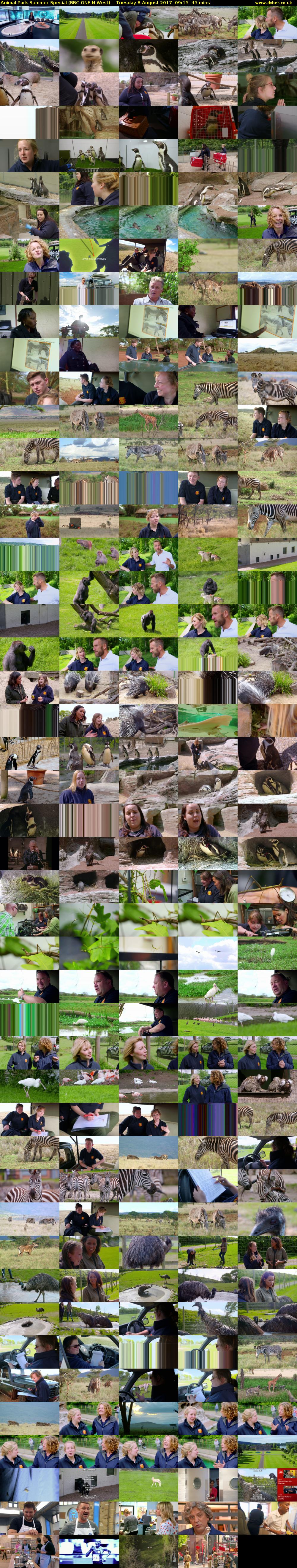 Animal Park Summer Special (BBC ONE N West) Tuesday 8 August 2017 09:15 - 10:00