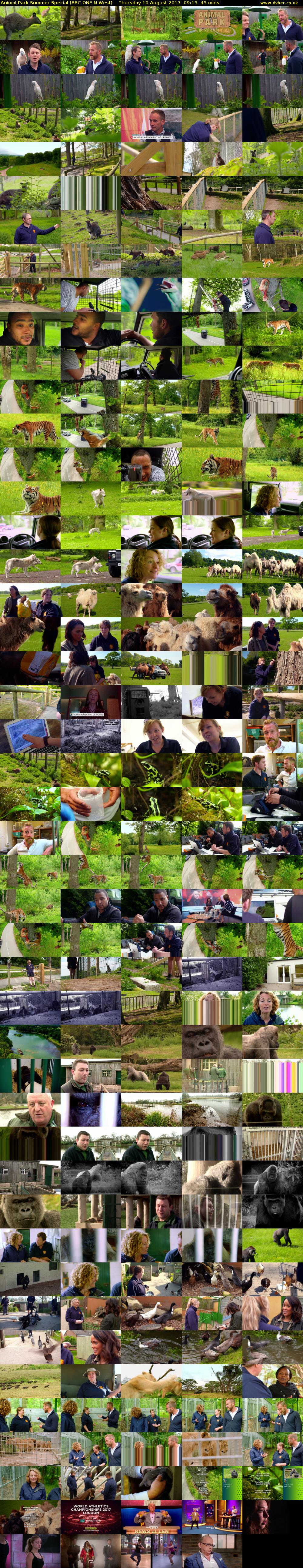Animal Park Summer Special (BBC ONE N West) Thursday 10 August 2017 09:15 - 10:00
