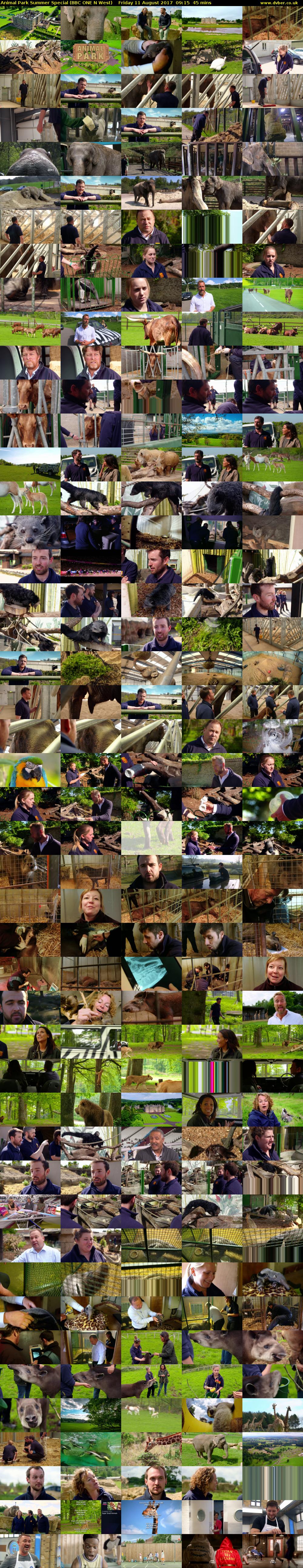 Animal Park Summer Special (BBC ONE N West) Friday 11 August 2017 09:15 - 10:00