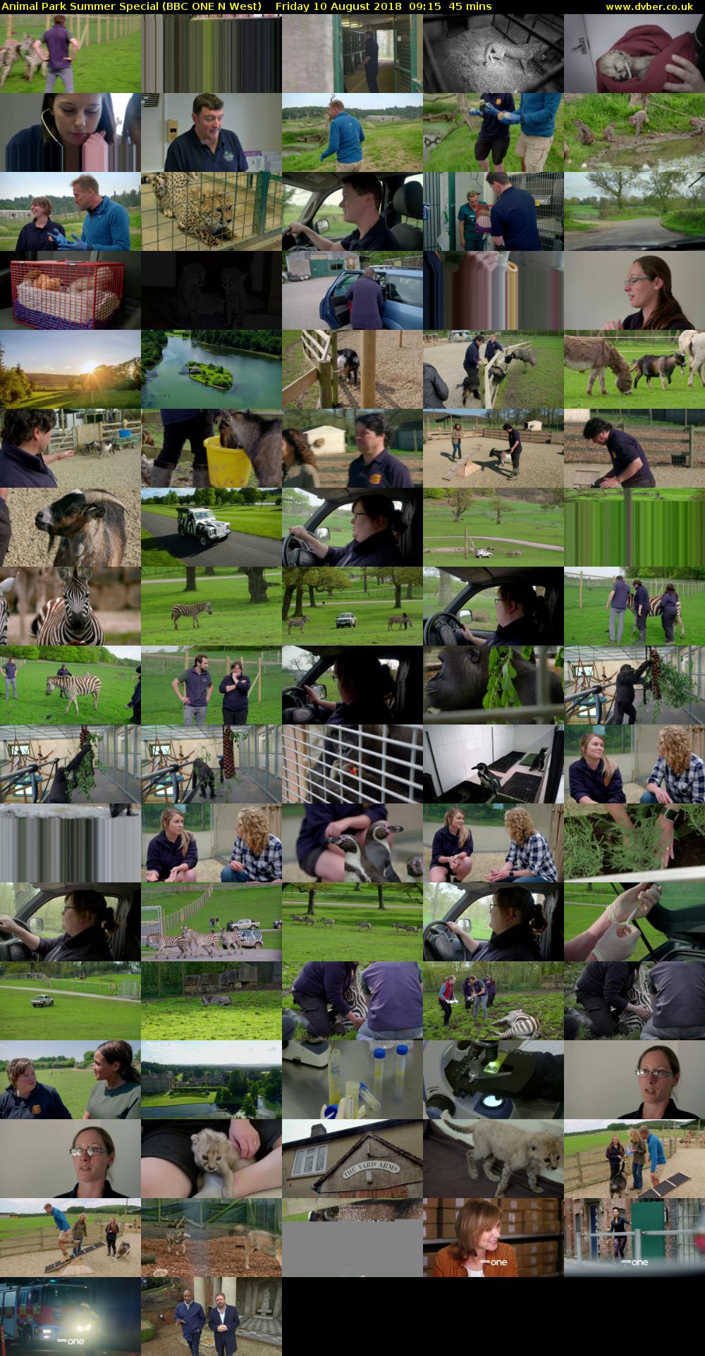 Animal Park Summer Special (BBC ONE N West) Friday 10 August 2018 09:15 - 10:00