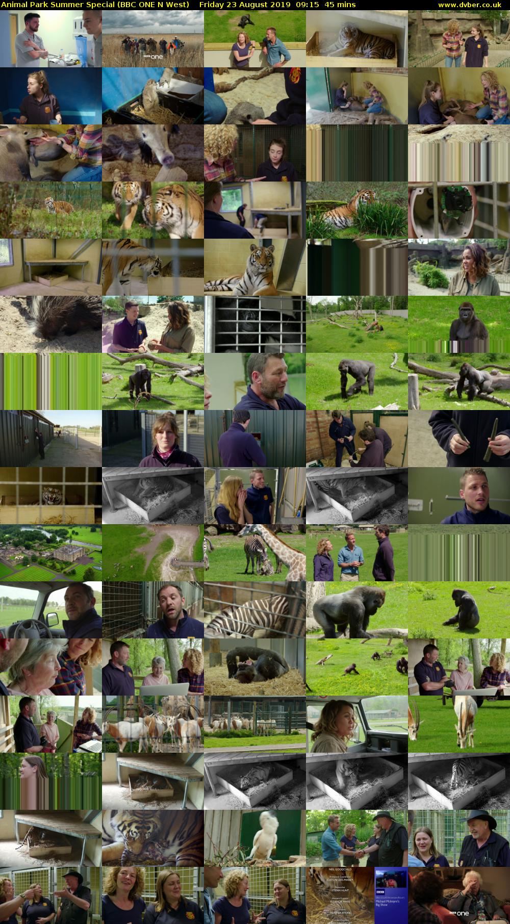 Animal Park Summer Special (BBC ONE N West) Friday 23 August 2019 09:15 - 10:00