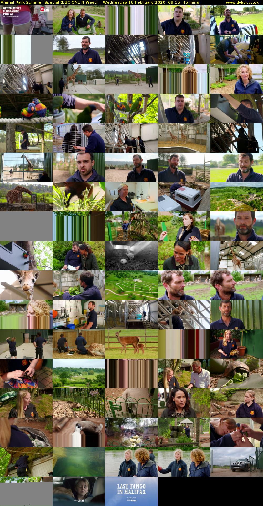 Animal Park Summer Special (BBC ONE N West) Wednesday 19 February 2020 09:15 - 10:00