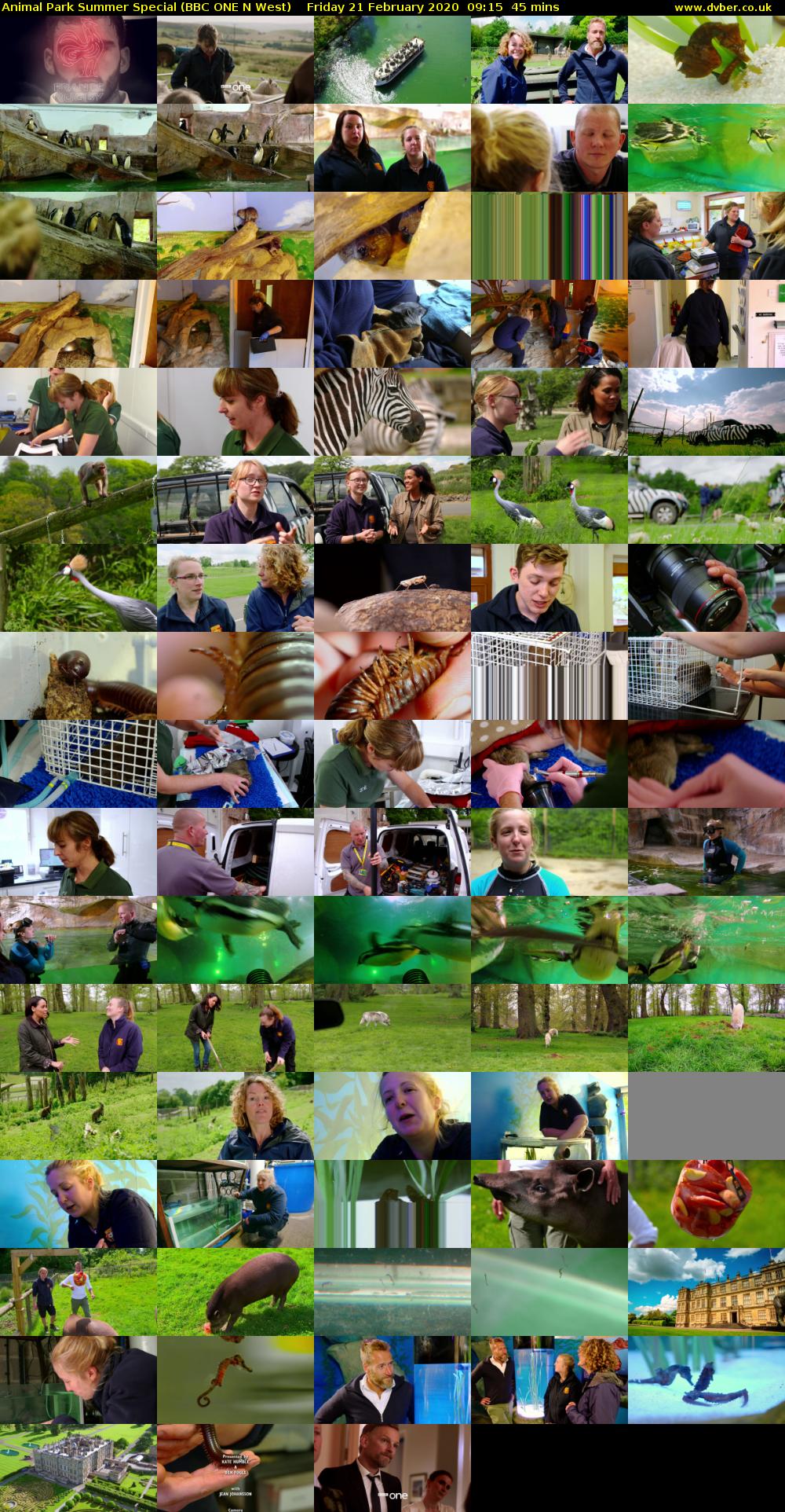 Animal Park Summer Special (BBC ONE N West) Friday 21 February 2020 09:15 - 10:00