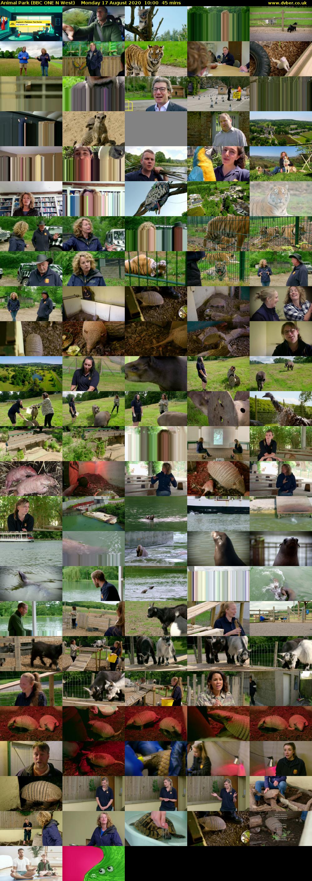 Animal Park (BBC ONE N West) Monday 17 August 2020 10:00 - 10:45
