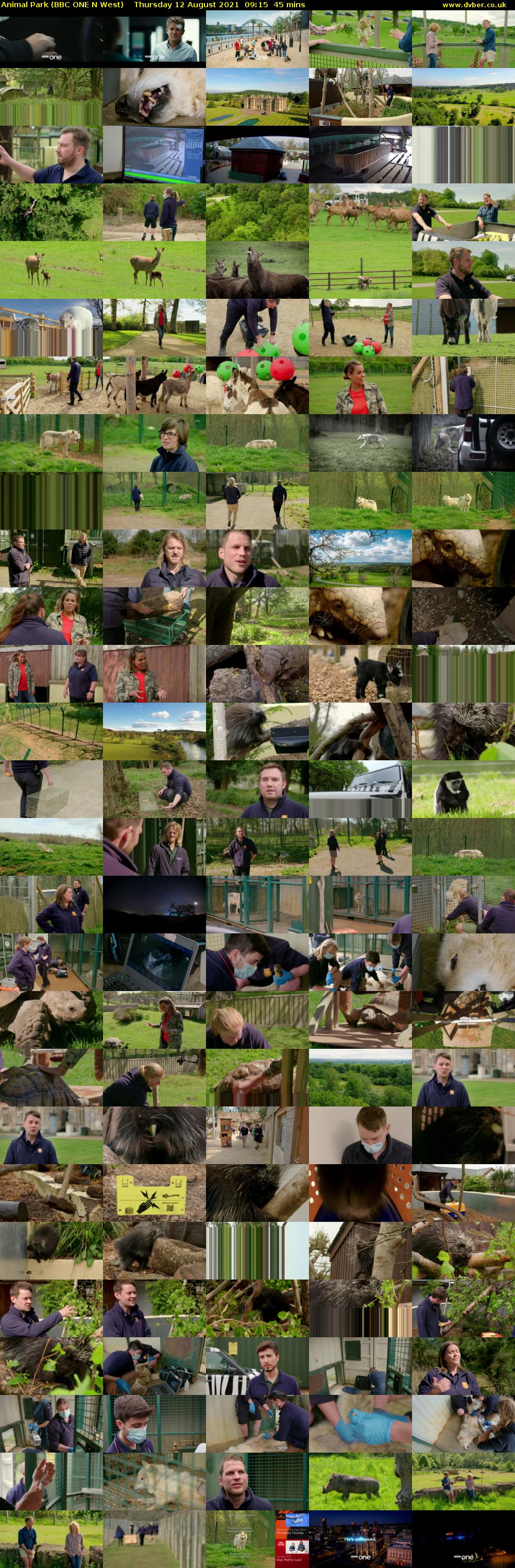 Animal Park (BBC ONE N West) Thursday 12 August 2021 09:15 - 10:00