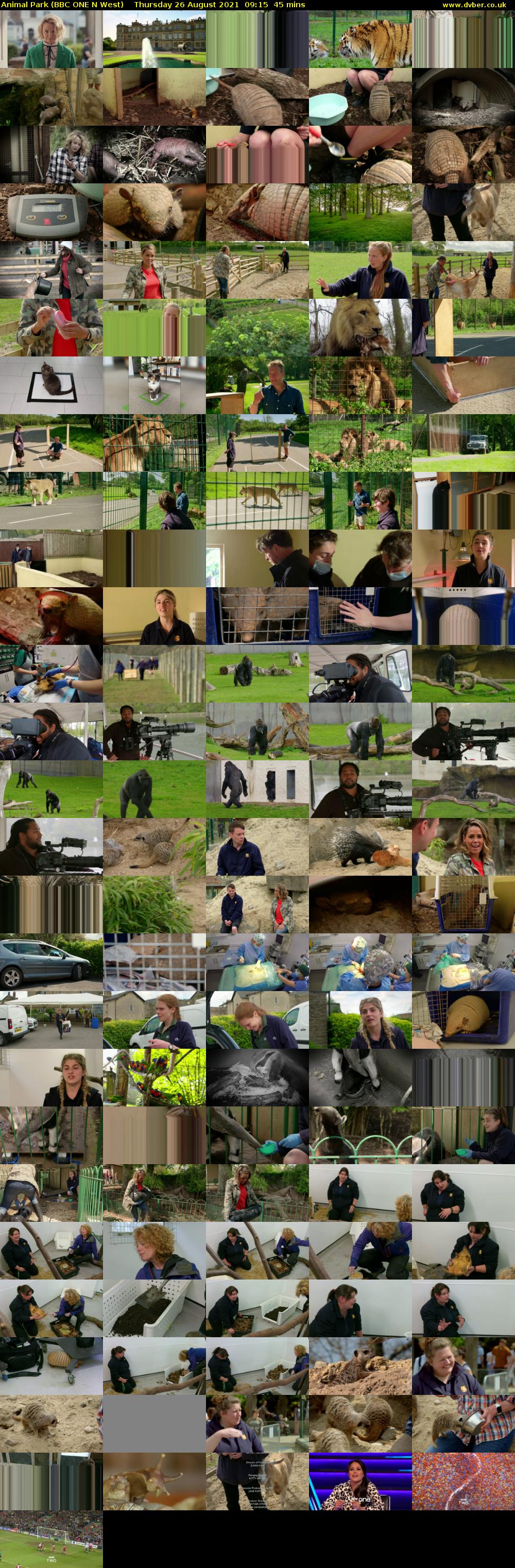 Animal Park (BBC ONE N West) Thursday 26 August 2021 09:15 - 10:00