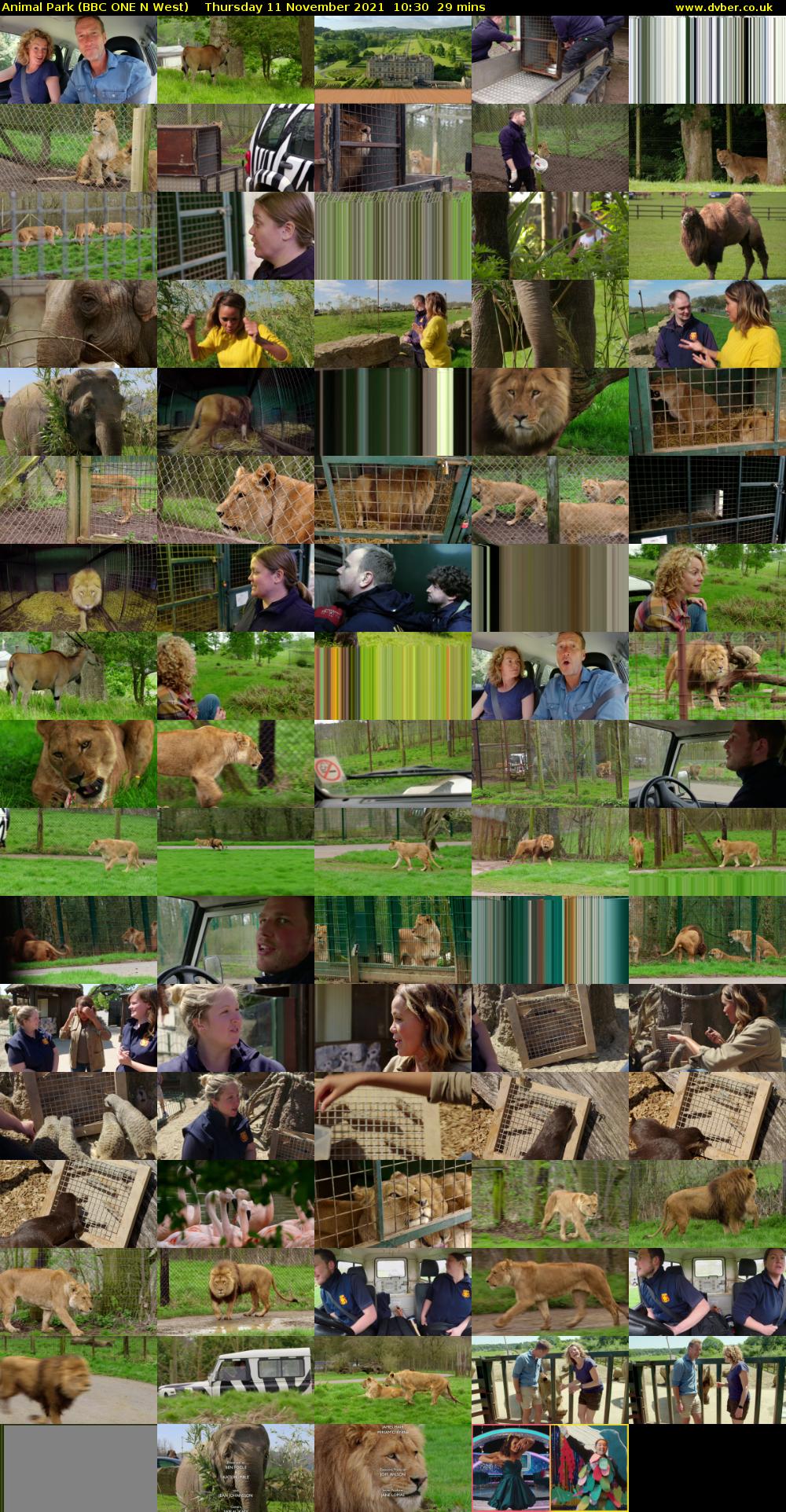 Animal Park (BBC ONE N West) Thursday 11 November 2021 10:30 - 10:59