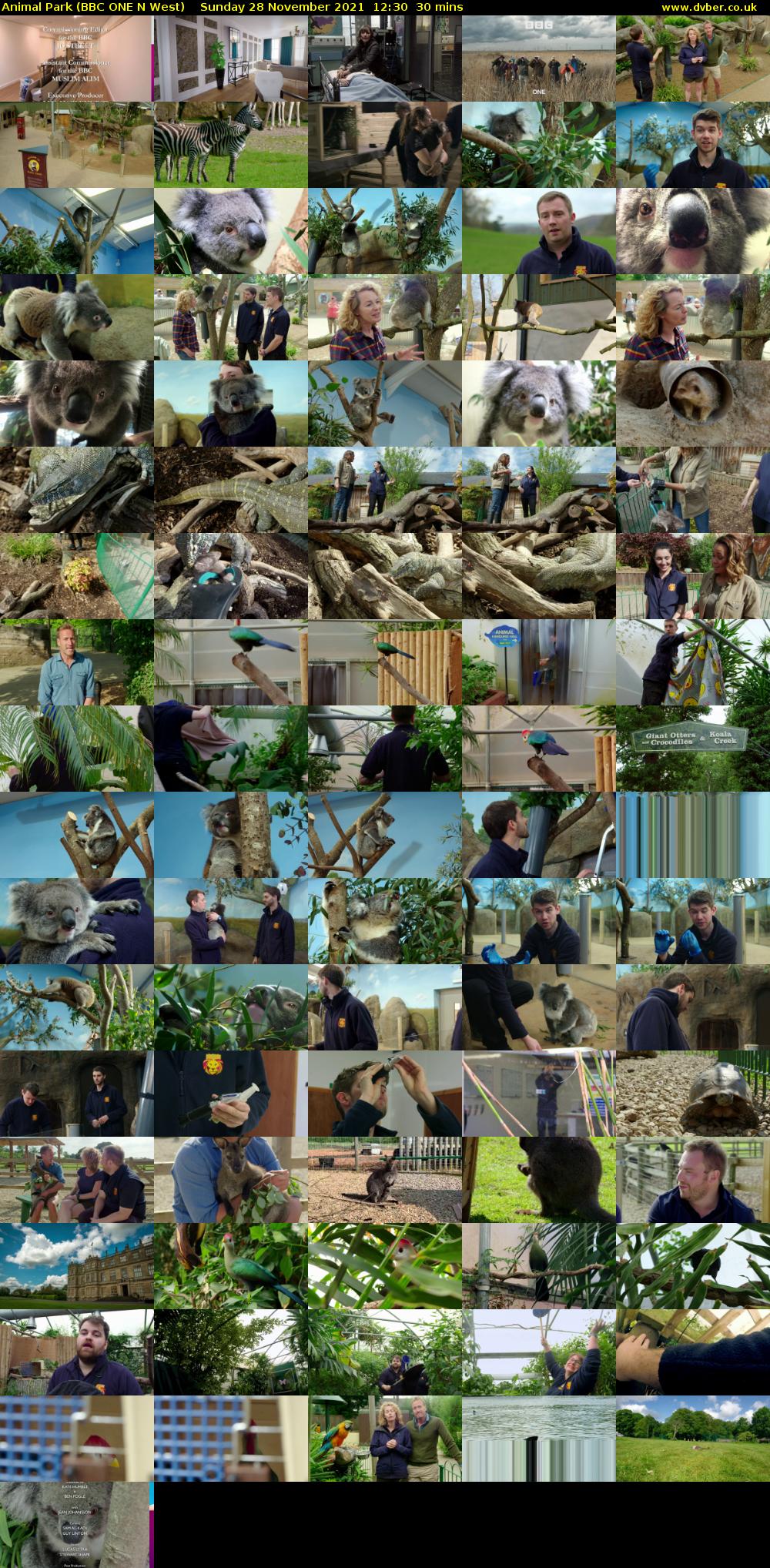 Animal Park (BBC ONE N West) Sunday 28 November 2021 12:30 - 13:00