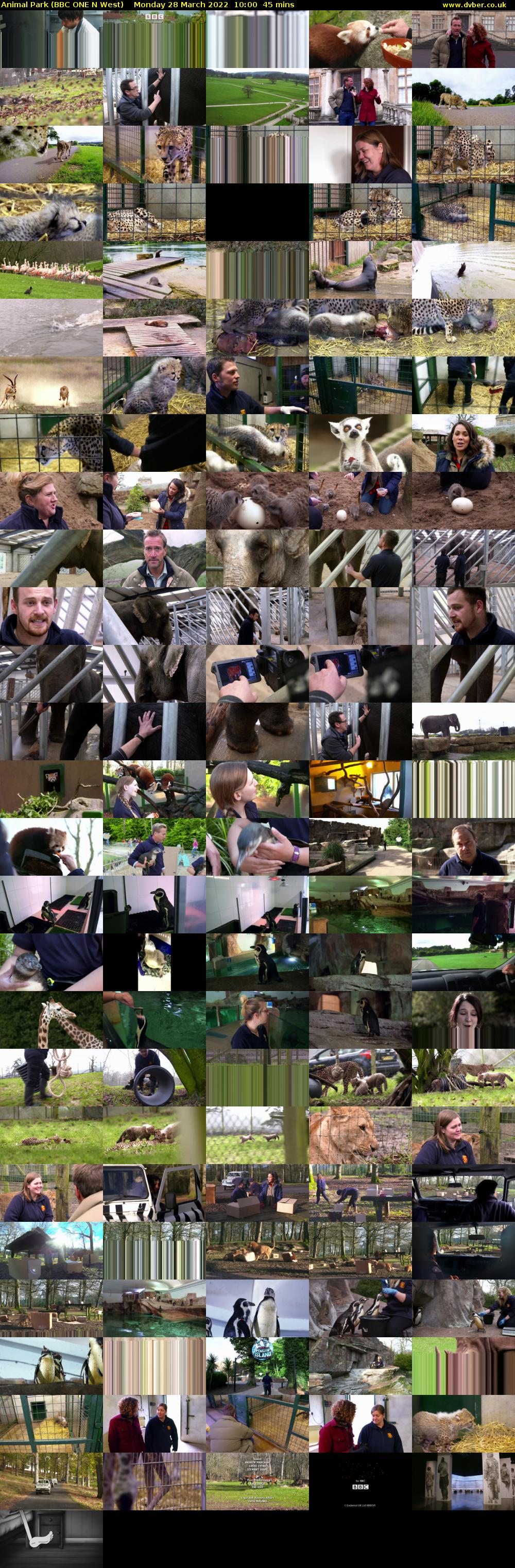 Animal Park (BBC ONE N West) Monday 28 March 2022 10:00 - 10:45