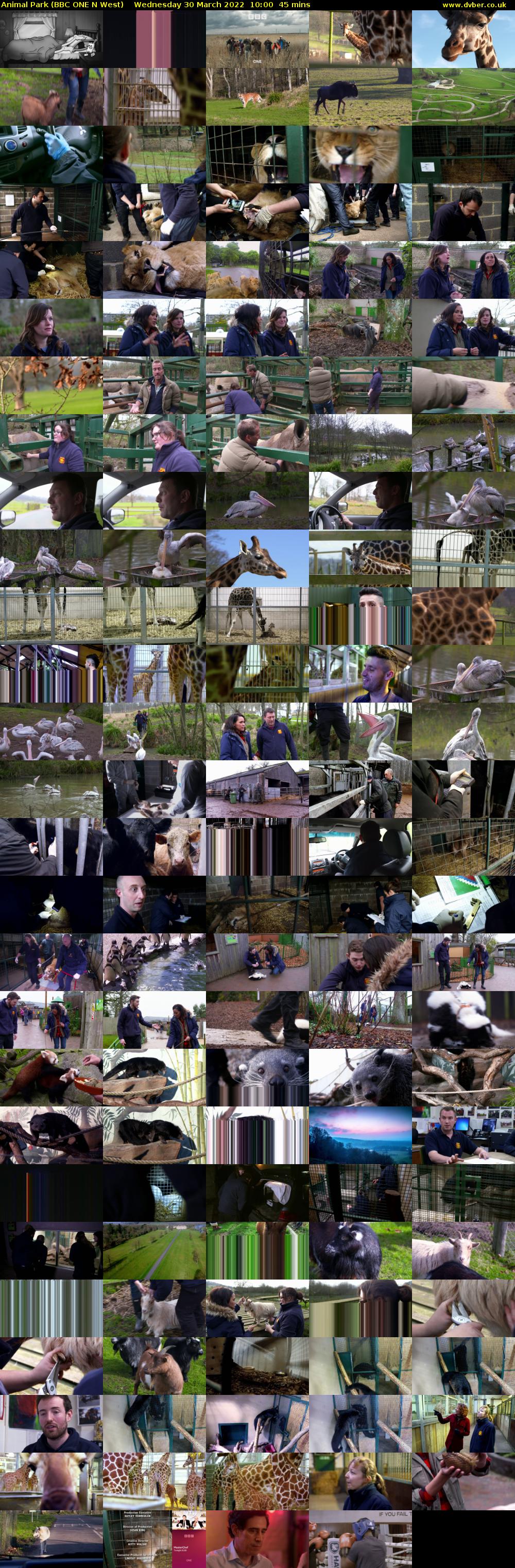 Animal Park (BBC ONE N West) Wednesday 30 March 2022 10:00 - 10:45