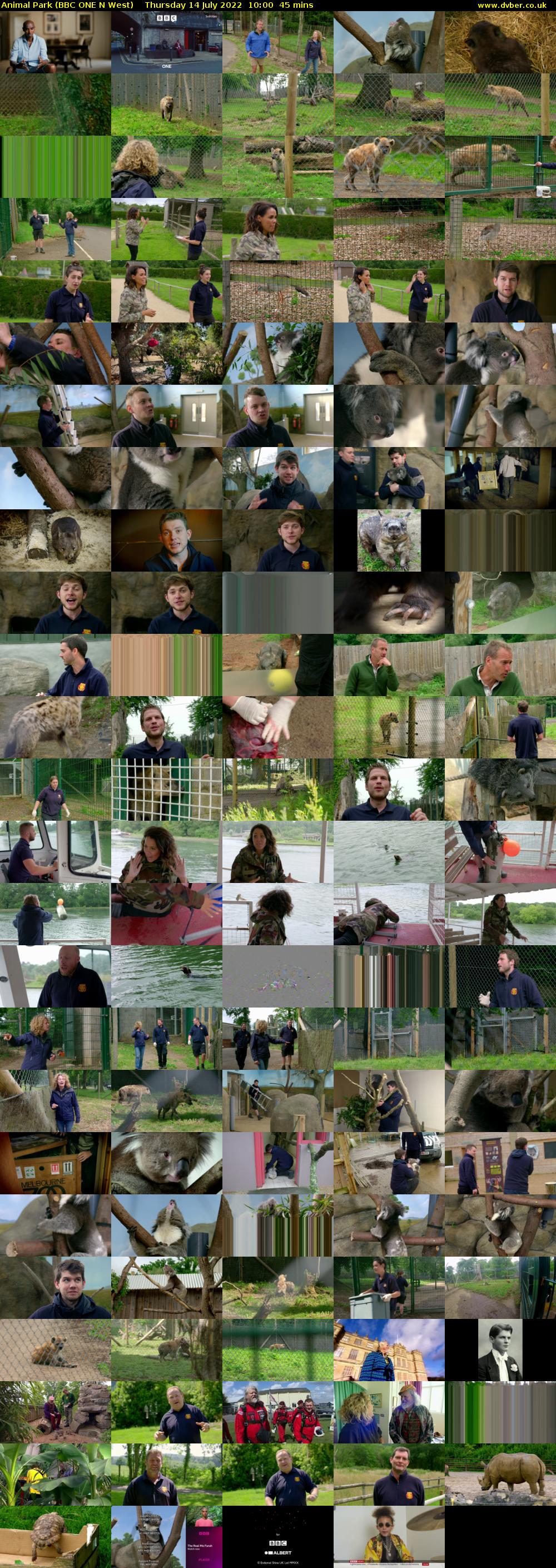 Animal Park (BBC ONE N West) Thursday 14 July 2022 10:00 - 10:45