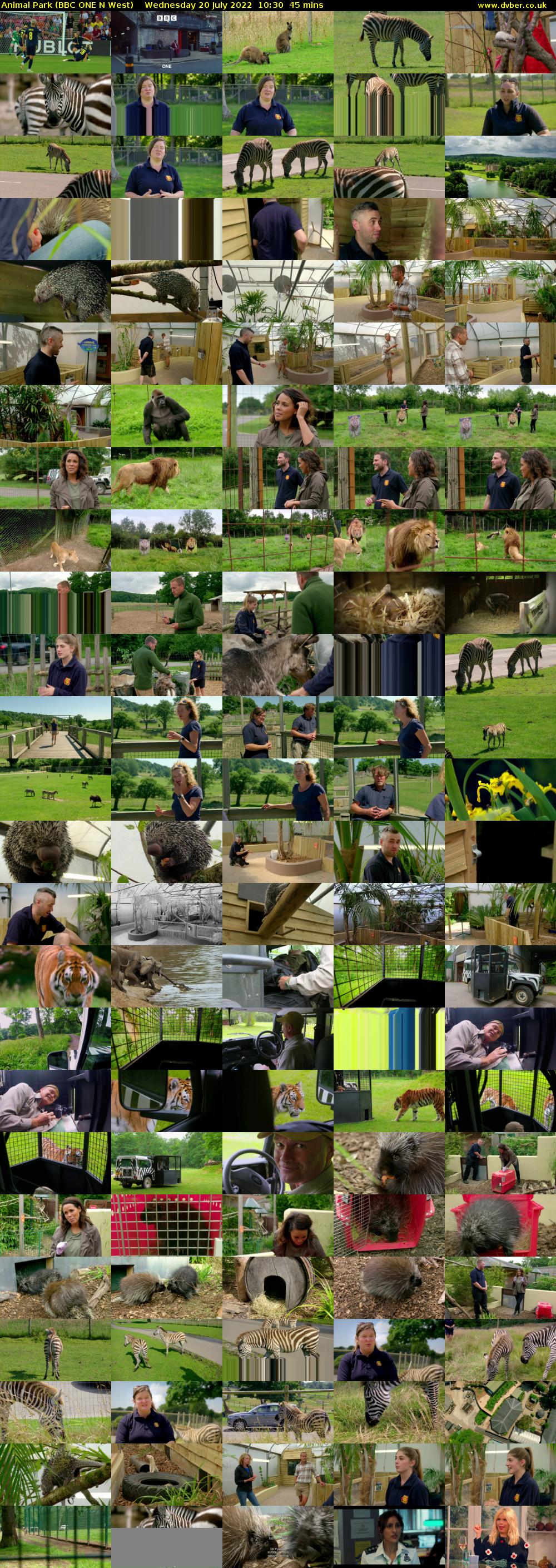 Animal Park (BBC ONE N West) Wednesday 20 July 2022 10:30 - 11:15
