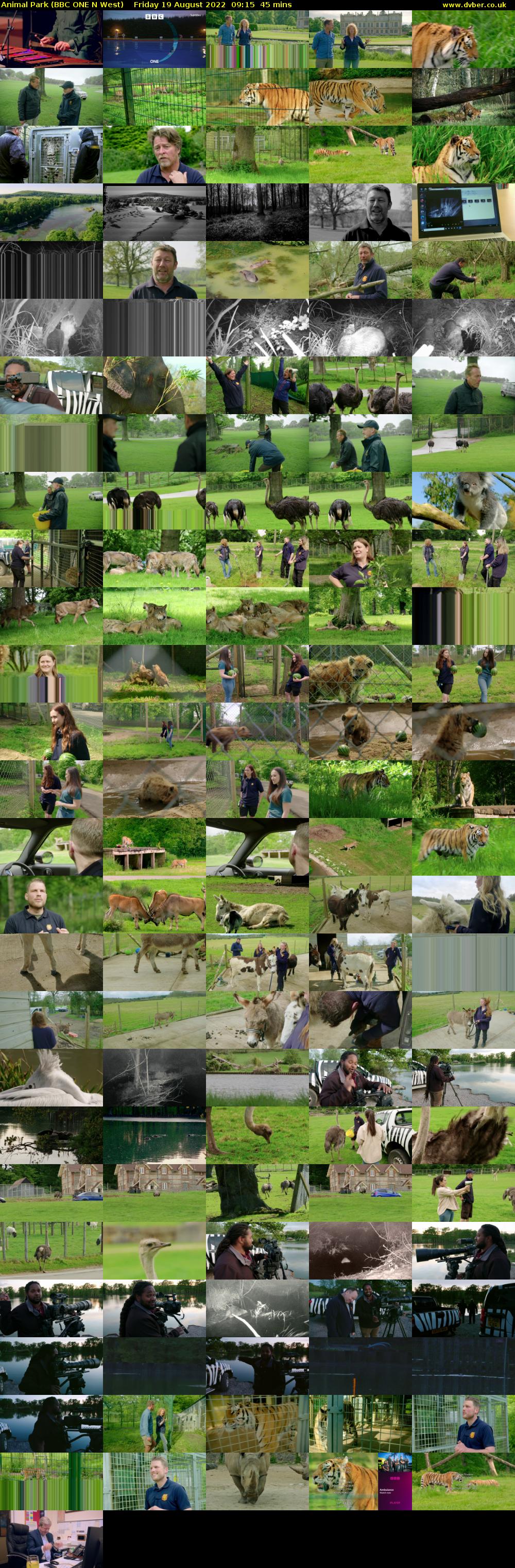 Animal Park (BBC ONE N West) Friday 19 August 2022 09:15 - 10:00