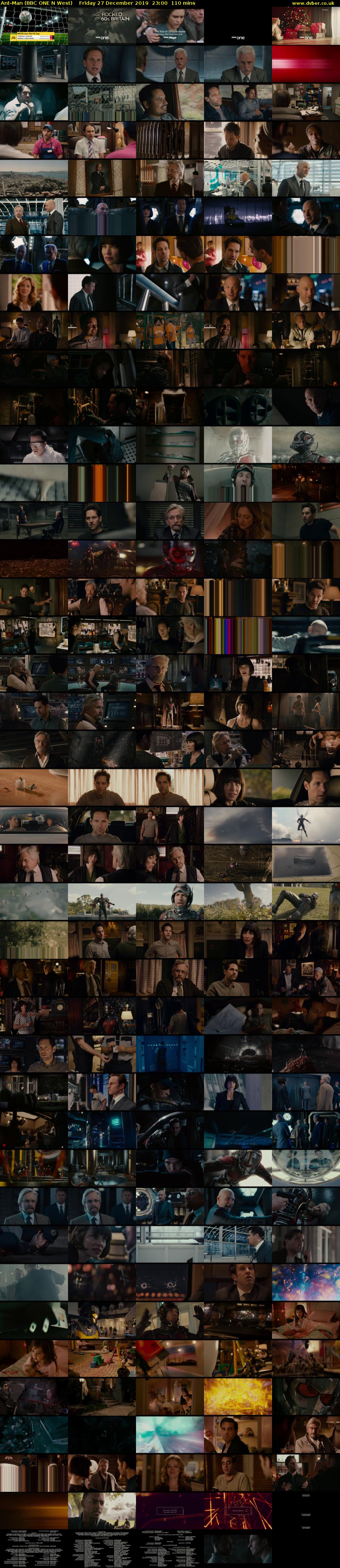 Ant-Man (BBC ONE N West) Friday 27 December 2019 23:00 - 00:50