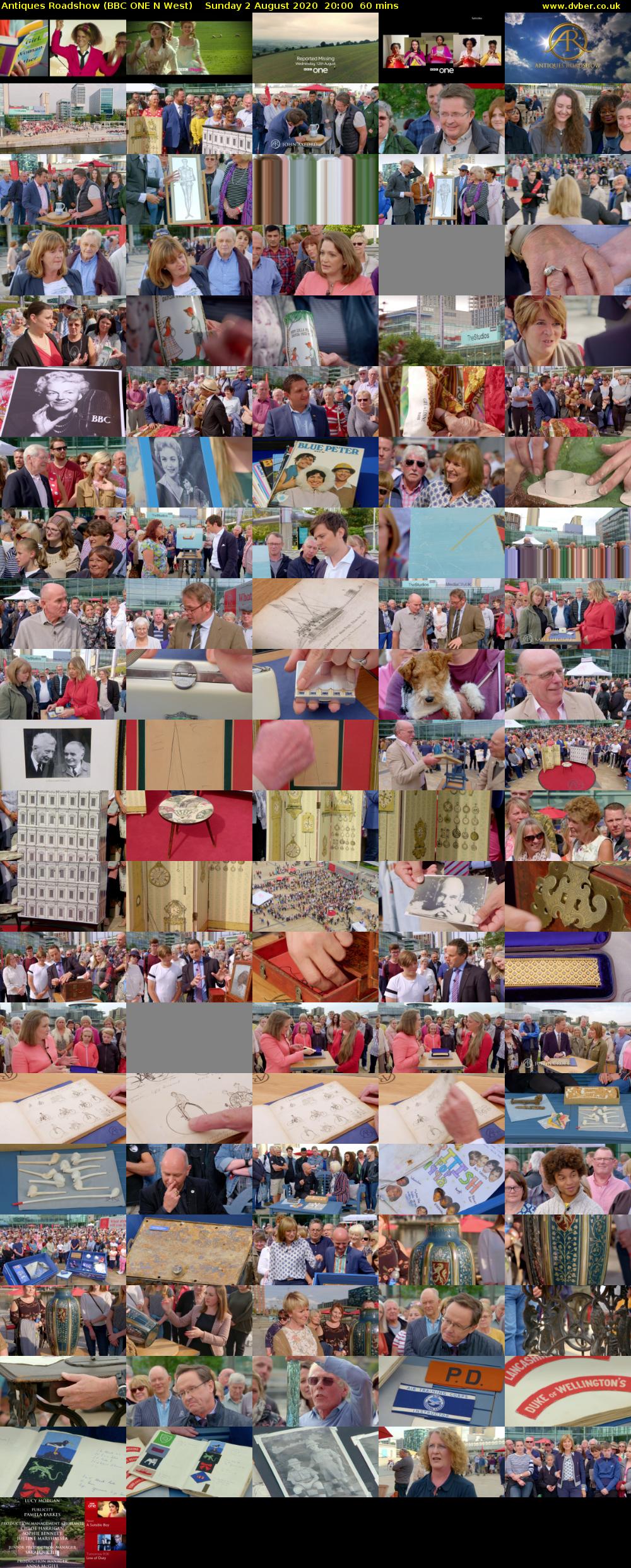 Antiques Roadshow (BBC ONE N West) Sunday 2 August 2020 20:00 - 21:00