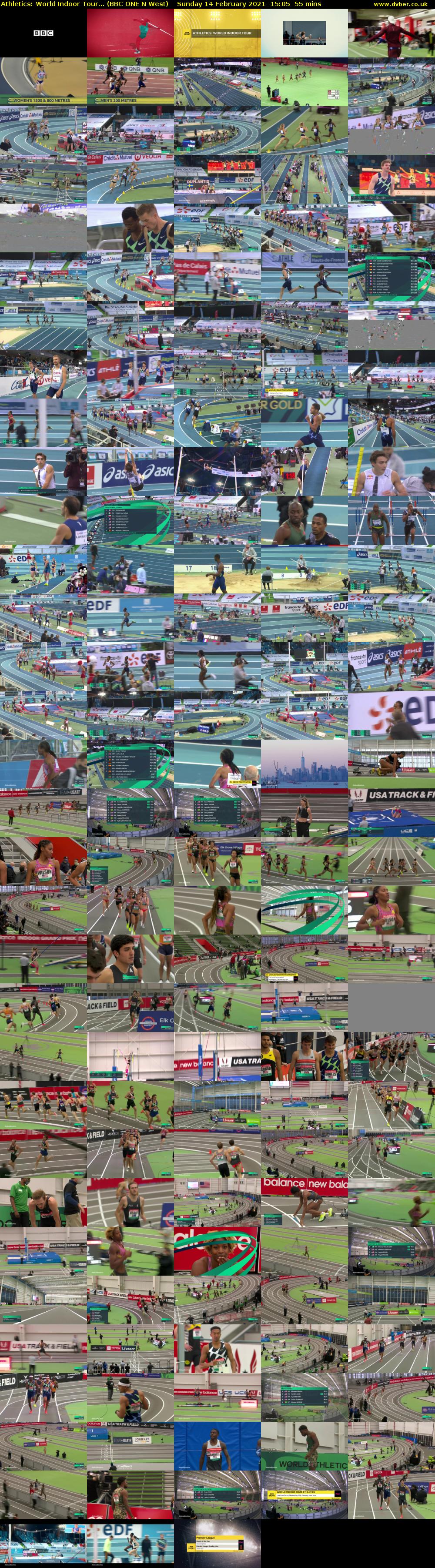 Athletics: World Indoor Tour... (BBC ONE N West) Sunday 14 February 2021 15:05 - 16:00