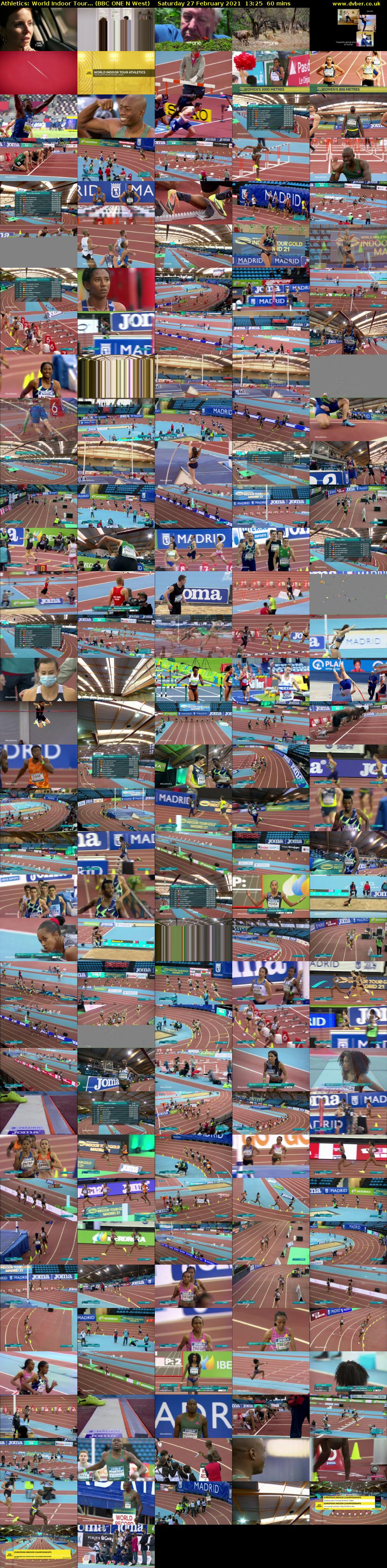Athletics: World Indoor Tour... (BBC ONE N West) Saturday 27 February 2021 13:25 - 14:25