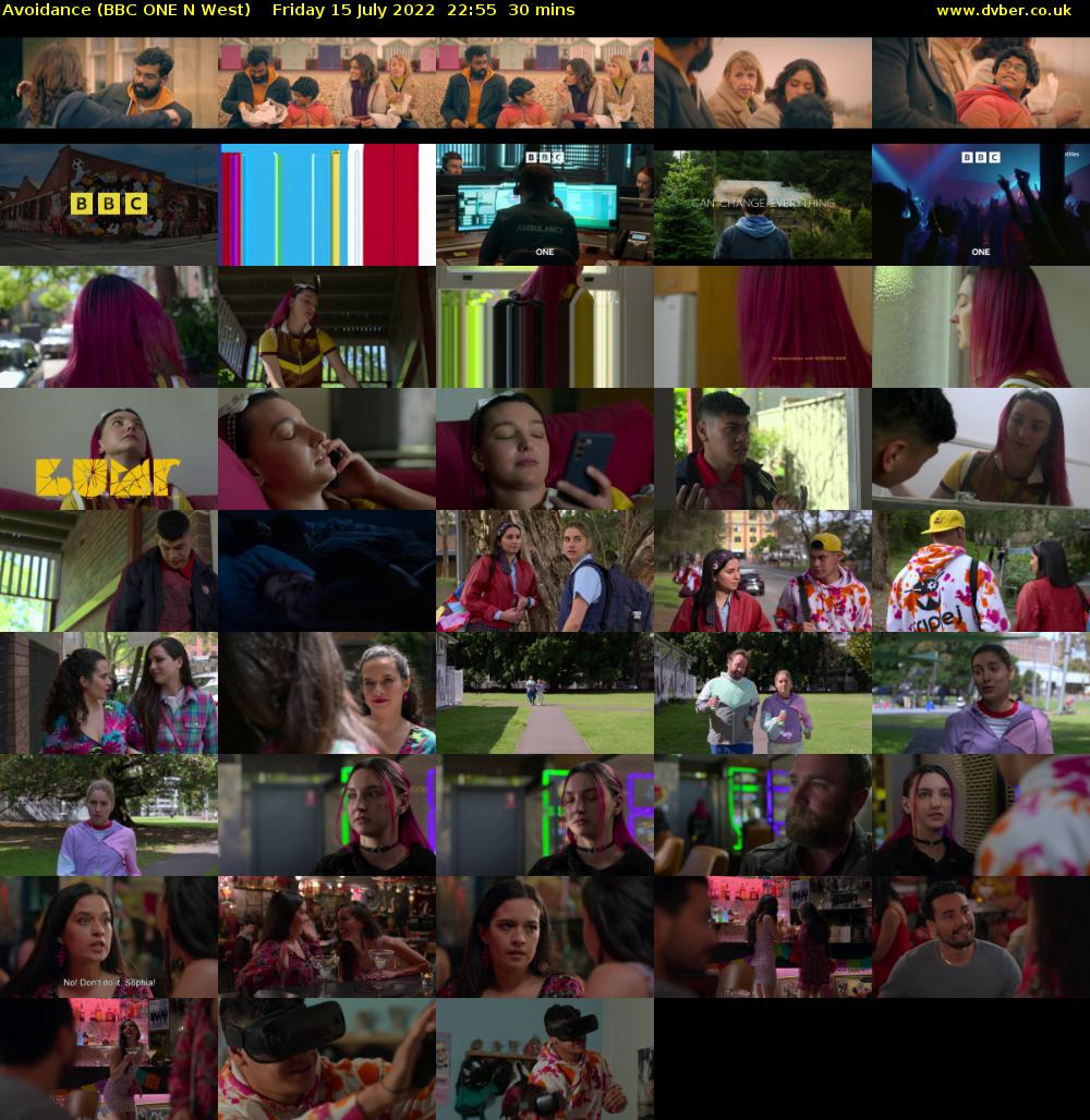 Avoidance (BBC ONE N West) Friday 15 July 2022 22:55 - 23:25